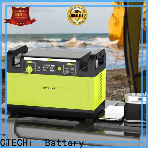 certificated lithium portable power station factory for camping