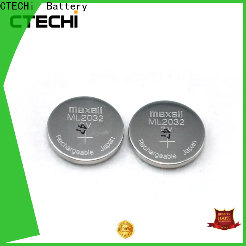 CTECHi rechargeable coin batteries design for watch