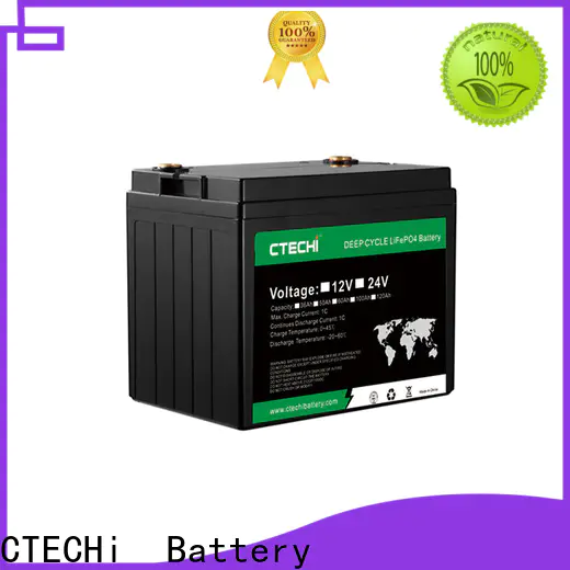 CTECHi high quality lifep04 battery pack factory for Golf Carts