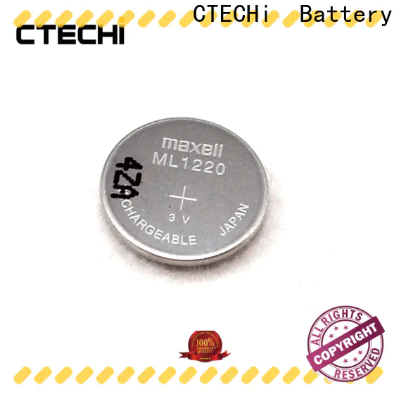 CTECHi rechargeable coin batteries design for calculator