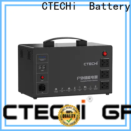 CTECHi certificated lifepo4 power station manufacturer for camping
