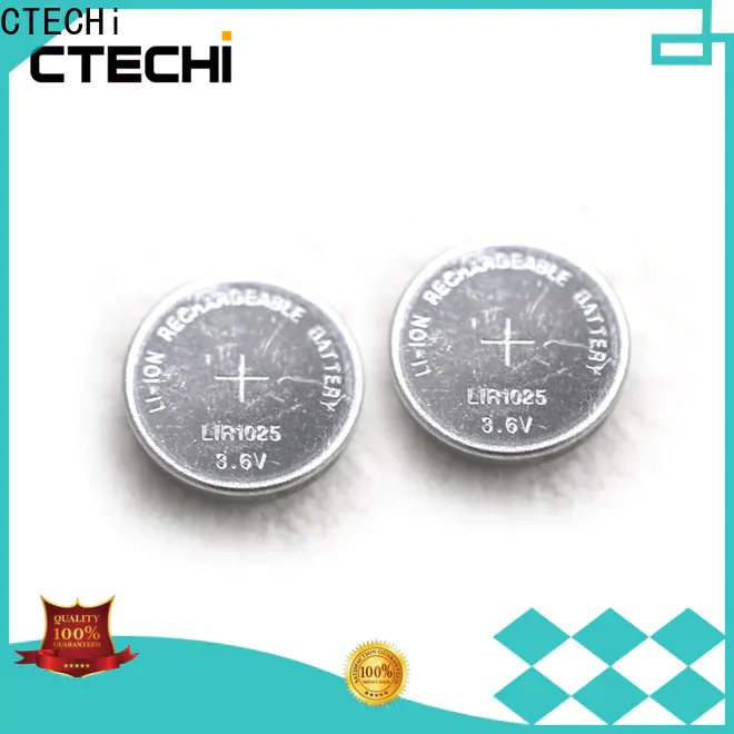 CTECHi digital rechargeable coin cell battery wholesale for calculator