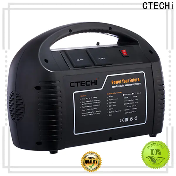 CTECHi sturdy 1000w power station factory for camping