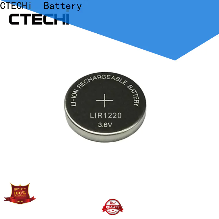 CTECHi rechargeable coin cell battery design for watch