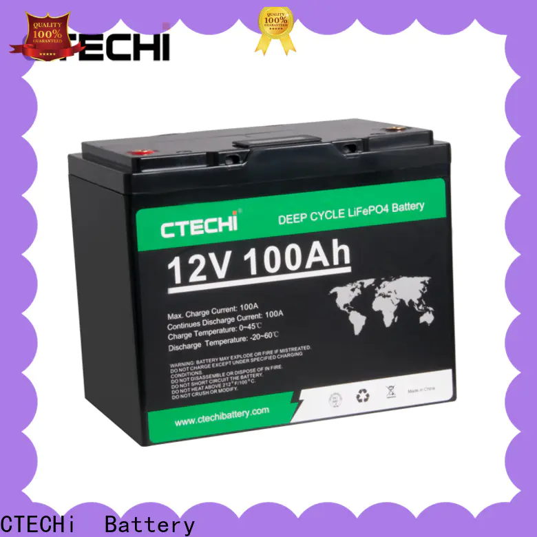 CTECHi durable lifepo4 power pack manufacturer for Boats