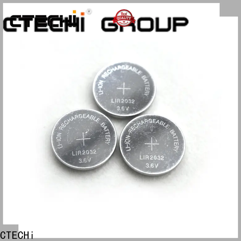 electronic rechargeable coin cell battery factory for car key