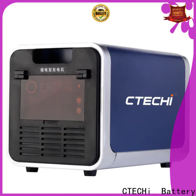CTECHi lithium battery power station factory for back up