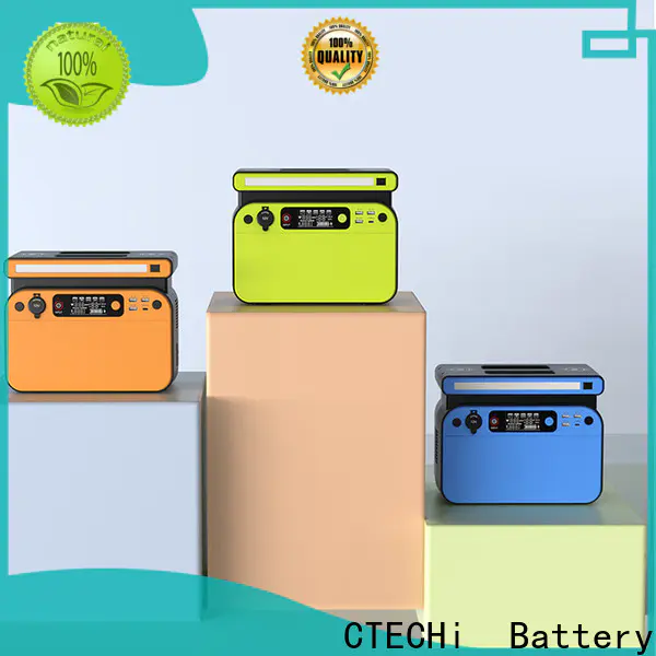CTECHi certificated lithium battery power station manufacturer for commercial