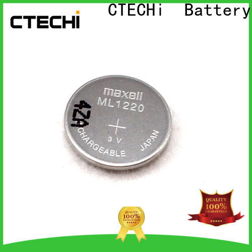 CTECHi rechargeable coin cell battery design for calculator