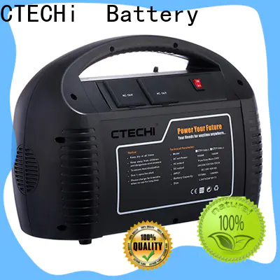 CTECHi sturdy lithium portable power station factory for commercial