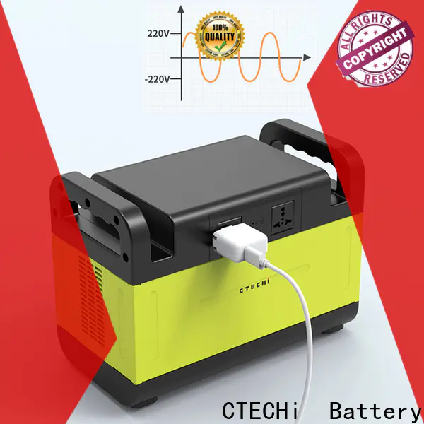 CTECHi certificated lithium portable power station factory for outdoor