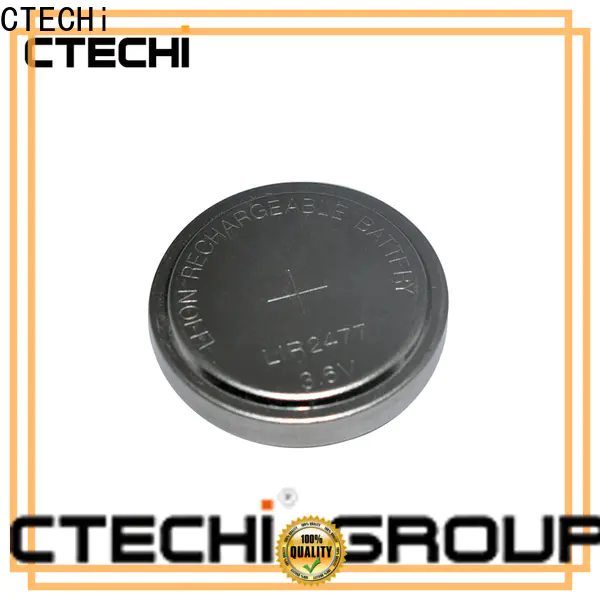 small rechargeable coin cell battery design for household
