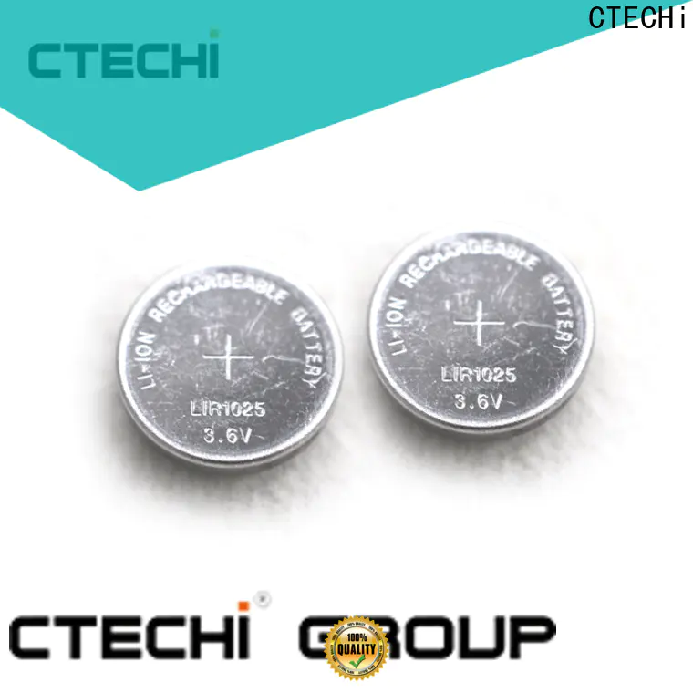 electronic rechargeable coin cell battery design for household