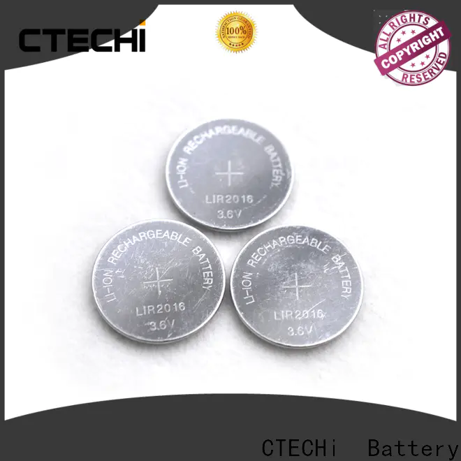 CTECHi digital rechargeable coin cell battery manufacturer for watch