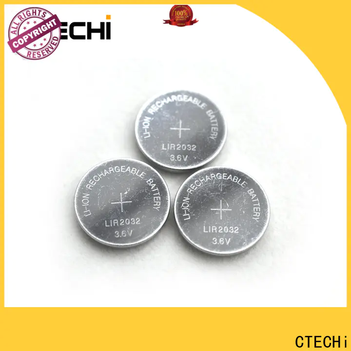 CTECHi rechargeable coin cell battery factory for calculator
