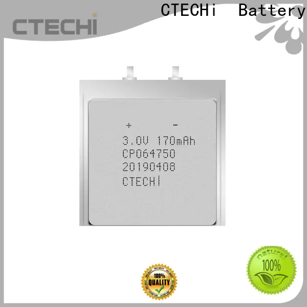 CTECHi reliable micro-thin battery series for manufacture