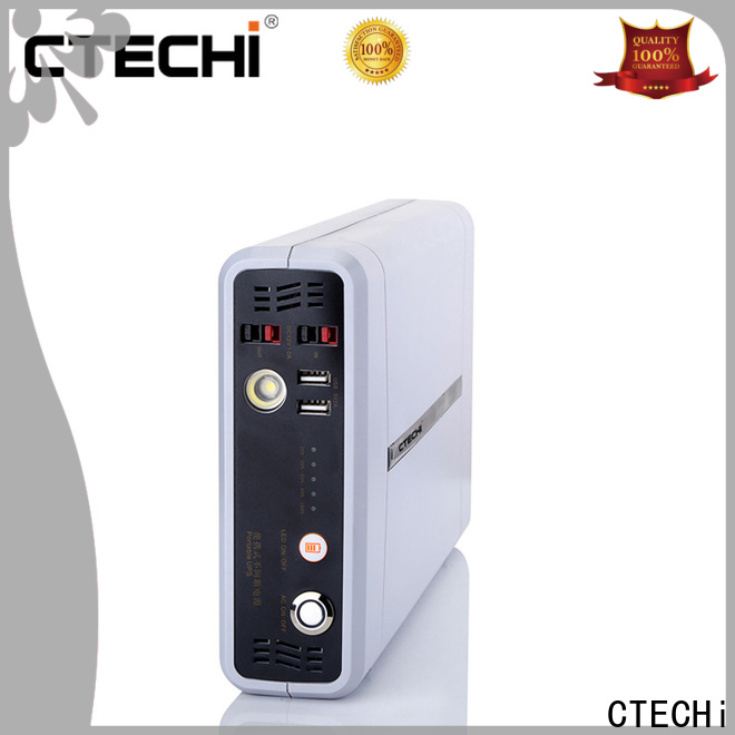 CTECHi portable solar power station personalized for camping