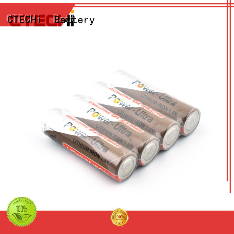 CTECHi high capacity li-fes2 battery wholesale for handheld devices