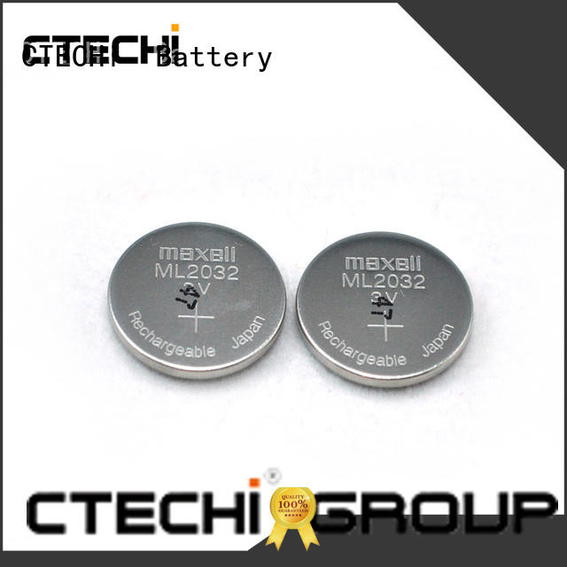 CTECHi digital rechargeable coin cell battery factory for car key