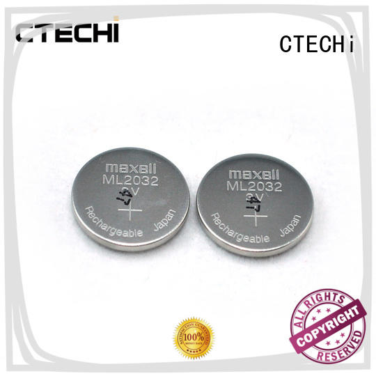 CTECHi digital rechargeable button batteries mini for car key